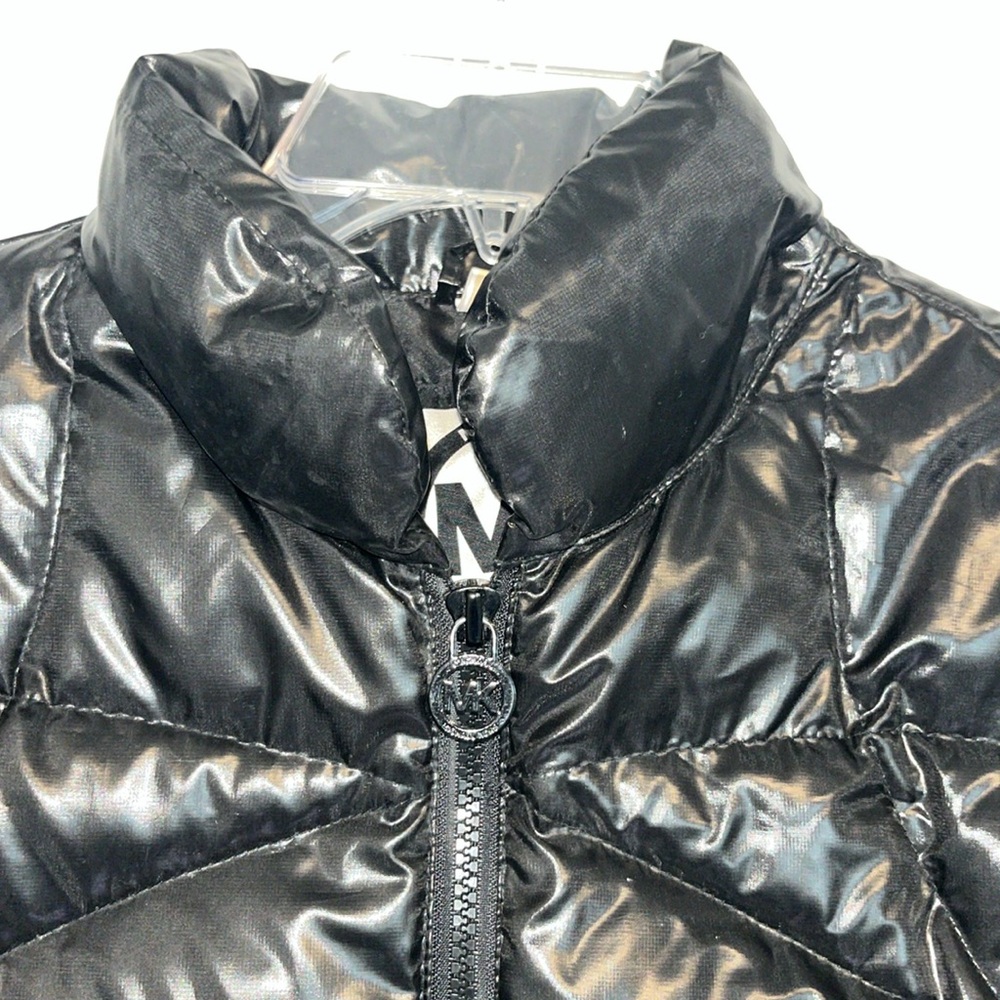 Women's Michael Kors Black Puffer Jacket - Picture 2 of 6